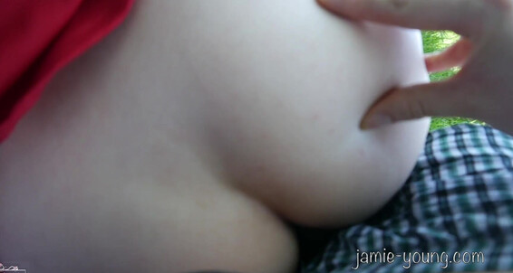 Jamie Young outdoor sex on the fields Jamie-Young